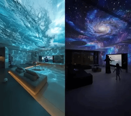 PKNEW®🌊 NEXT-GEN SMART ☘️ PROJECTION HD Smart Dynamic 5D Holographic Night Light Projector🍁