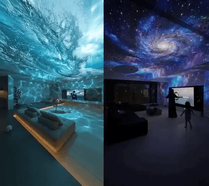 PKNEW®🌊 NEXT-GEN SMART ☘️ PROJECTION HD Smart Dynamic 5D Holographic Night Light Projector🍁