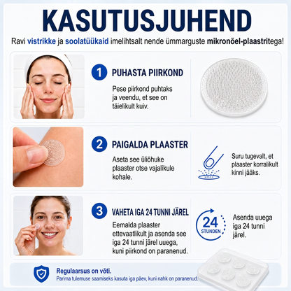 🇪🇪 Kvaliteetne Eesti toode, kiire riigisisene tarne | MURWON® 🌥️ Mikronõeltega plaastrid nahadefektide ilmingute vähendamiseks 🥦 (Nahapaksjendite, tüügaste, sünnimärkide, pigmendilaikude ja muude nähtavate nahadefektide korral.) 💪