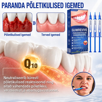 Hambaarstide soovitatud 👨‍⚕️🦷🛡️ Vitalisys® GumRevive – taastav igemegeel 🌥️❤️