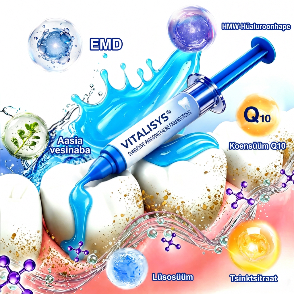 Hambaarstide soovitatud 👨‍⚕️🦷🛡️ Vitalisys® GumRevive – taastav igemegeel 🌥️❤️