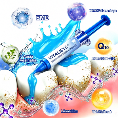 Hambaarstide soovitatud 👨‍⚕️🦷🛡️ Vitalisys® GumRevive – taastav igemegeel 🌥️❤️