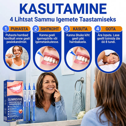 Hambaarstide soovitatud 👨‍⚕️🦷🛡️ Vitalisys® GumRevive – taastav igemegeel 🌥️❤️