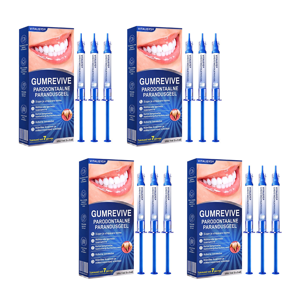Hambaarstide soovitatud 👨‍⚕️🦷🛡️ Vitalisys® GumRevive – taastav igemegeel 🌥️❤️