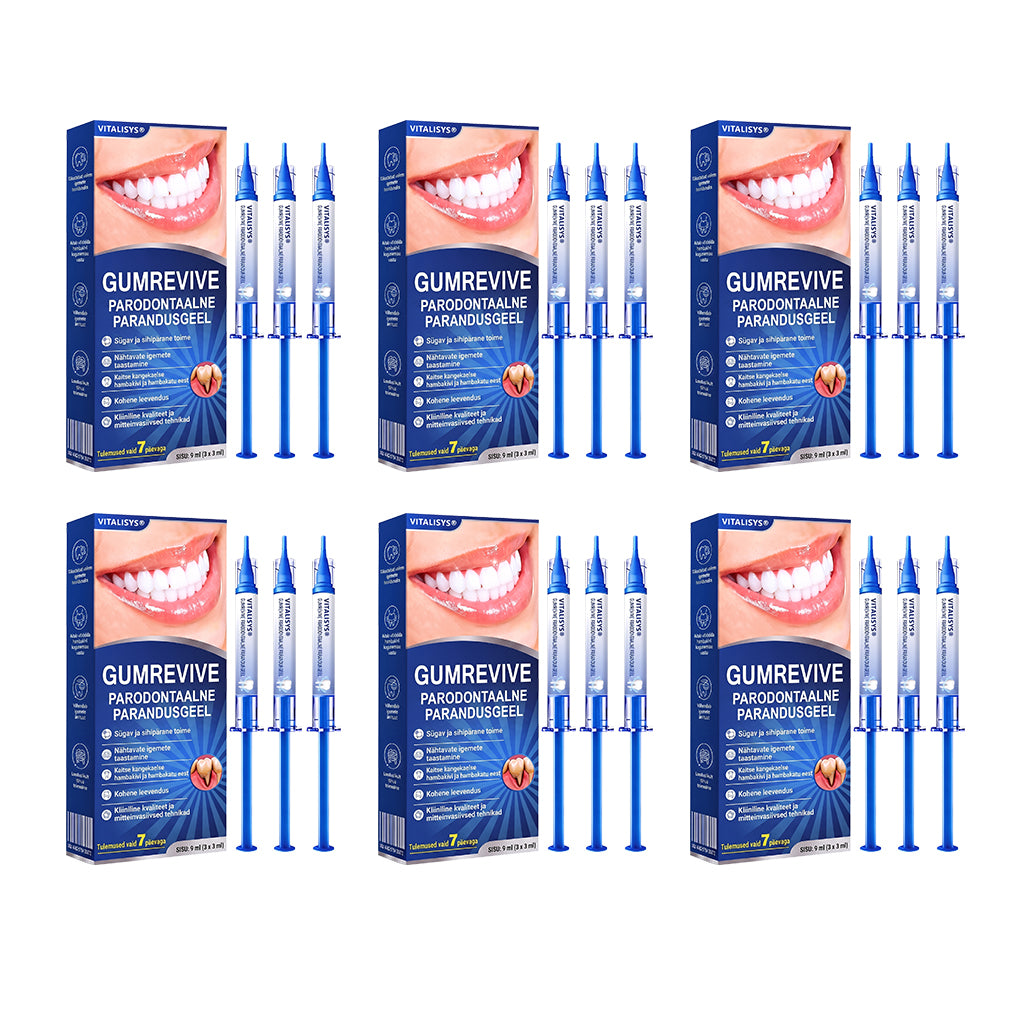 Hambaarstide soovitatud 👨‍⚕️🦷🛡️ Vitalisys® GumRevive – taastav igemegeel 🌥️❤️