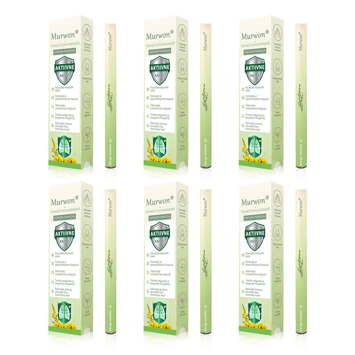 Tipptasemel eesti toode koduse kohaletoimetamisega 🥇 Murwon® taimne aurinhalaator kopsude puhastamiseks 🌽 Tõhus abi köha, kurgupõletiku, hingamisraskuste, lima, nohu, bronhiidi ja allergiate korral ❤️