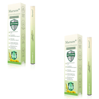 Tipptasemel eesti toode koduse kohaletoimetamisega 🥇 Murwon® taimne aurinhalaator kopsude puhastamiseks 🌽 Tõhus abi köha, kurgupõletiku, hingamisraskuste, lima, nohu, bronhiidi ja allergiate korral ❤️