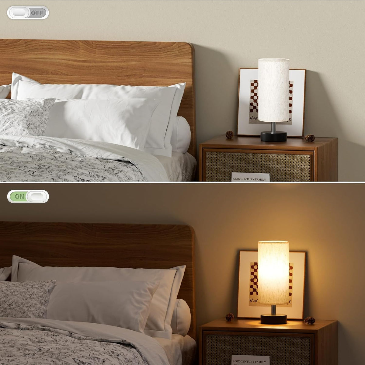 Väike minimalistlik laualamp öökapile – magamistoa, elutoa, kontori ja ühiselamu lamp