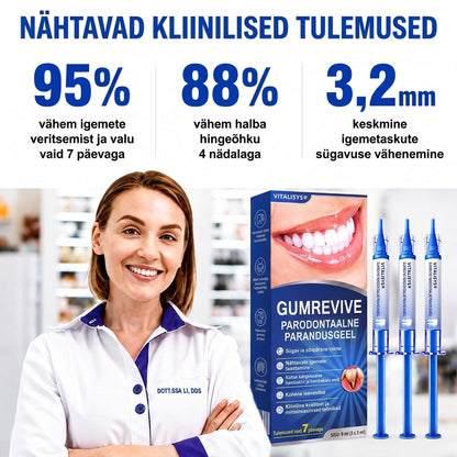 Hambaarstide soovitatud 👨‍⚕️🦷🛡️ Vitalisys® GumRevive – taastav igemegeel 🌥️❤️